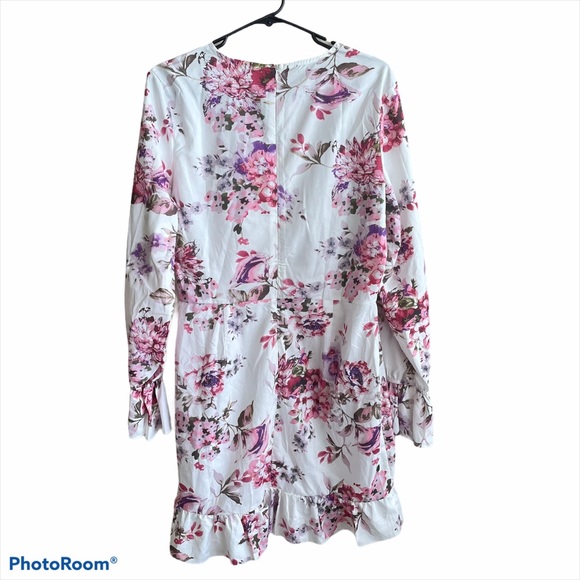 ASOS Parisian Tall floral mini dress size 10 - Picture 8 of 13